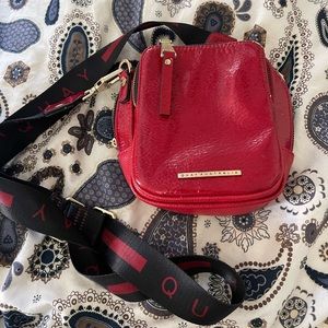 Quay Australia red crossbody bag